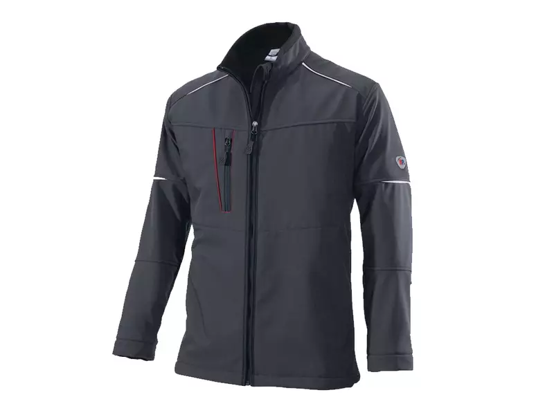 Jack softshell BP 1868 572 56 antraciet maat 4XL