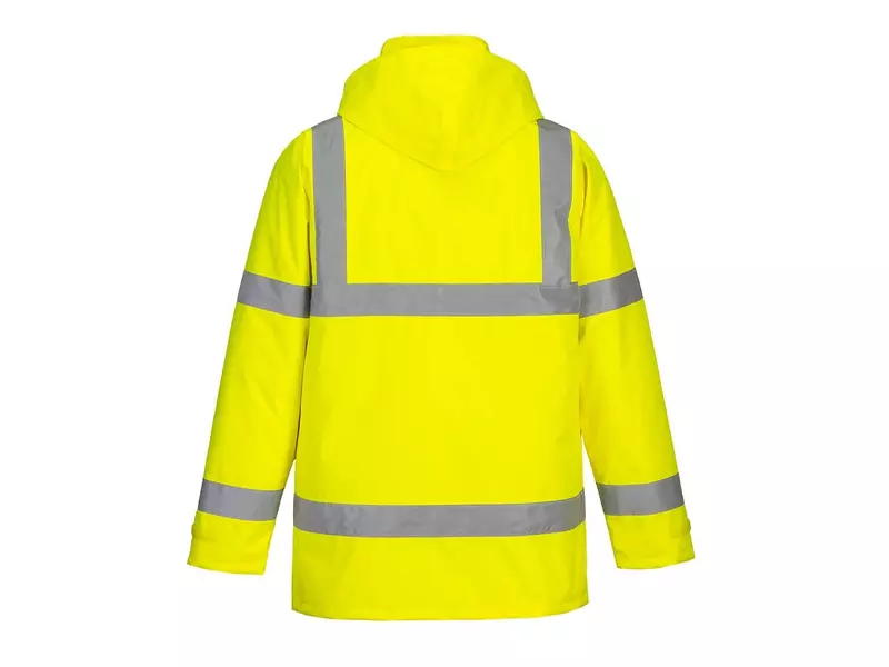 Veste de signalisation haute visibilité Portwest S460 avec capuche, jaune fluo, taille 5XL
