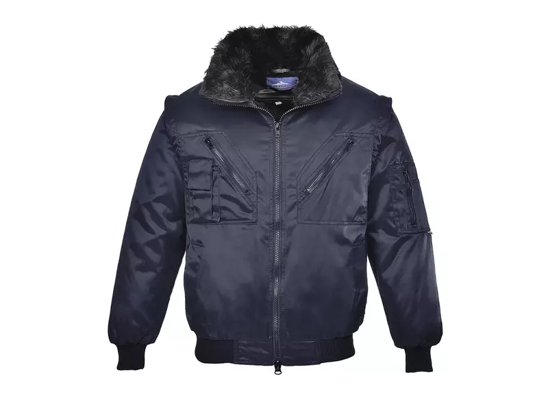 Portwest PJ10 pilot jacket navy blue size M