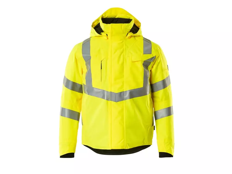 Veste d'hiver jaune fluo Mascot Hastings, taille M