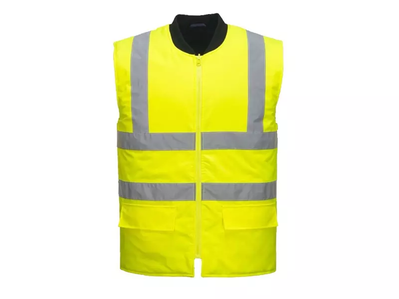 Portwest S468 Hi-Vis 4-in-1 verkeersjack met capuchon fluo geel