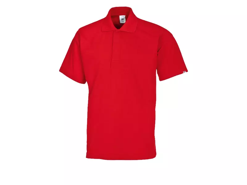 Polo unisex BP 1625 181 81 rood maat S