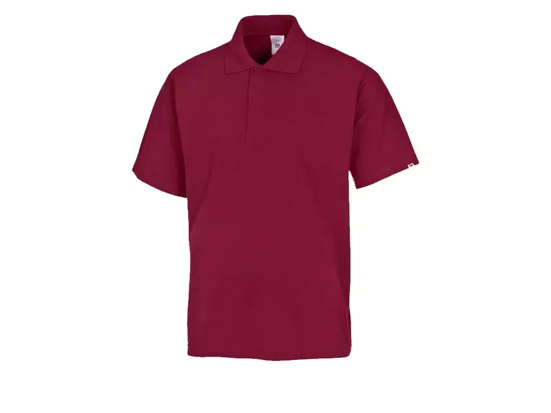 Polo unisex BP 1625 181 82 bordeaux maat L