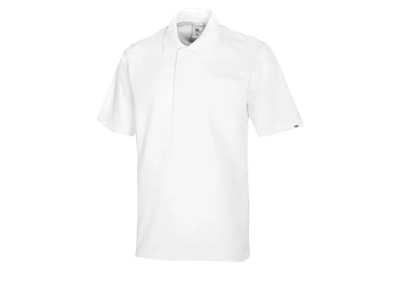Polo unisex BP 1625 181 21 wit maat 2XL