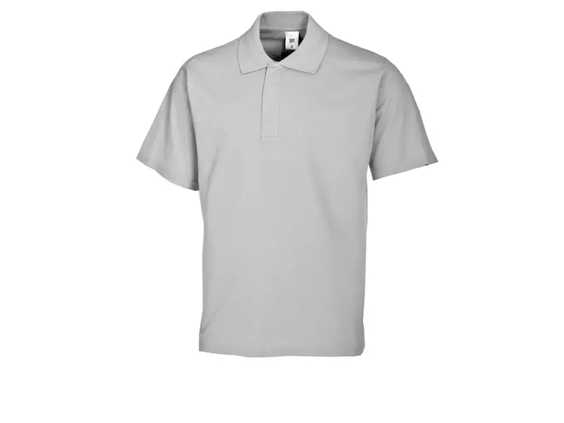Polo unisex BP 1625 181 51 lichtgrijs maat XS