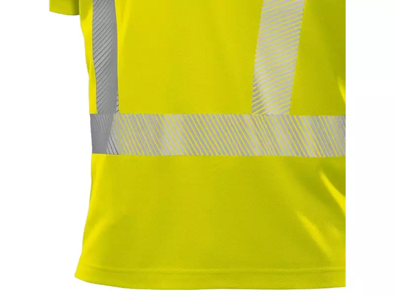 Polo haute visibilité jaune fluorescent BP 2132-260-86, taille L