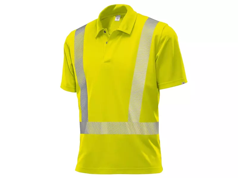 Polo haute visibilité jaune fluorescent BP 2132-260-86, taille L