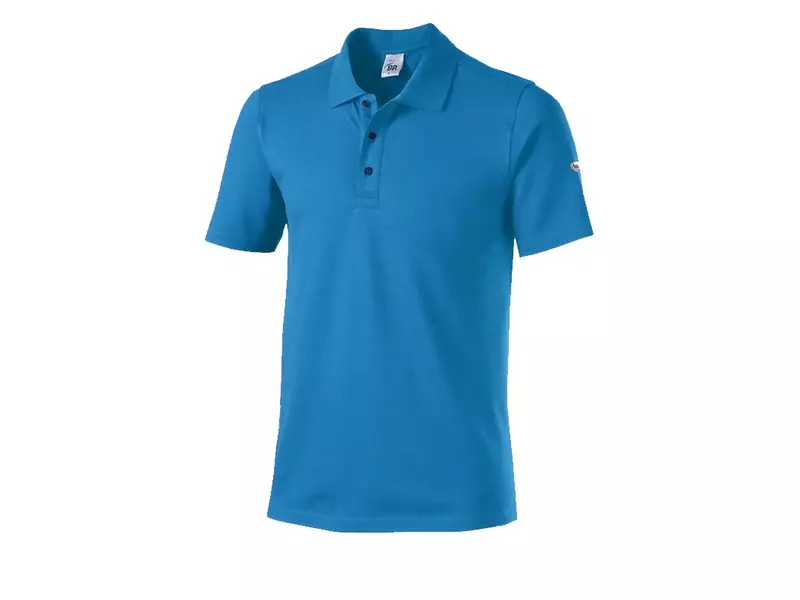 Polo unisexe BP 1712 230 0116 bleu azur taille L