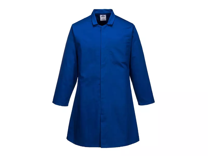 Veste longue pour homme Portwest 2202 avec poche poitrine, bleuet, taille M