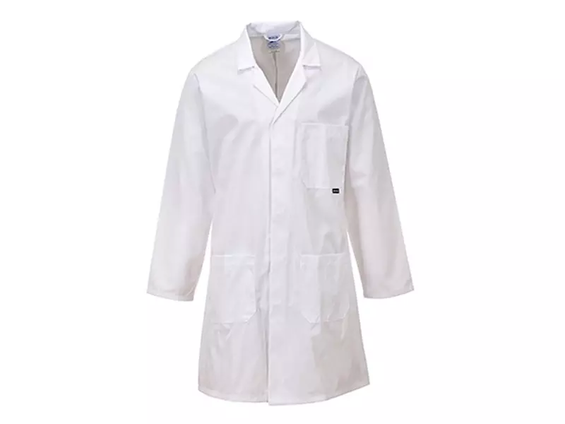 Long lab coat Portwest C852 white size 4XL