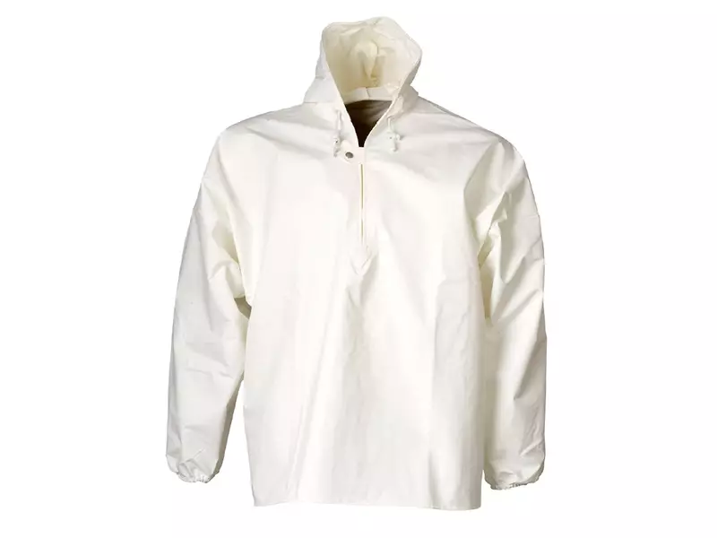 Spuitjas PU/Nylon Elka wit maat XS