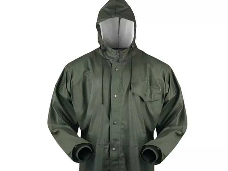 PU spray coverall olive green size XL