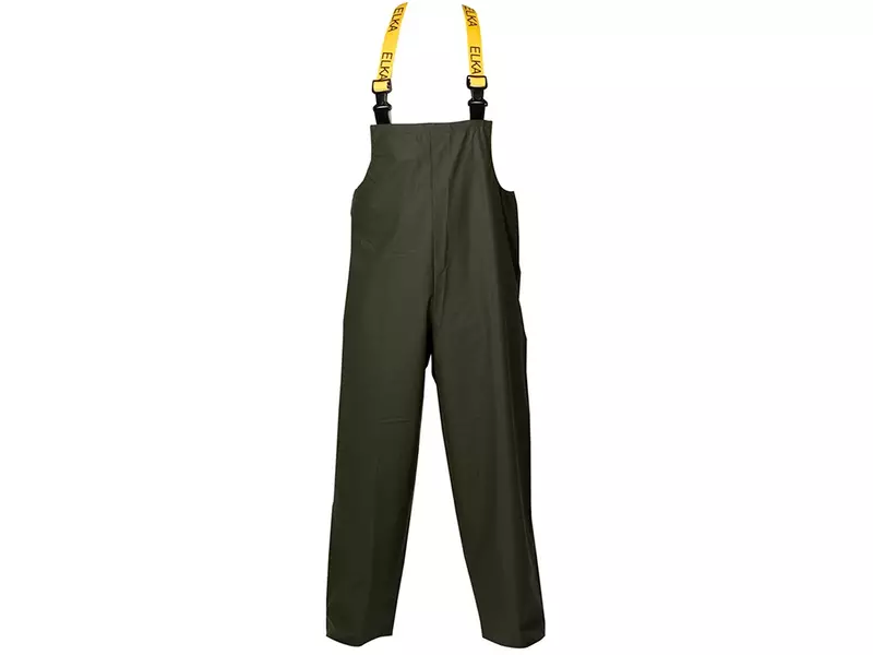 Combinaison imperméable américaine Elka en PU/nylon vert olive, taille 2XL