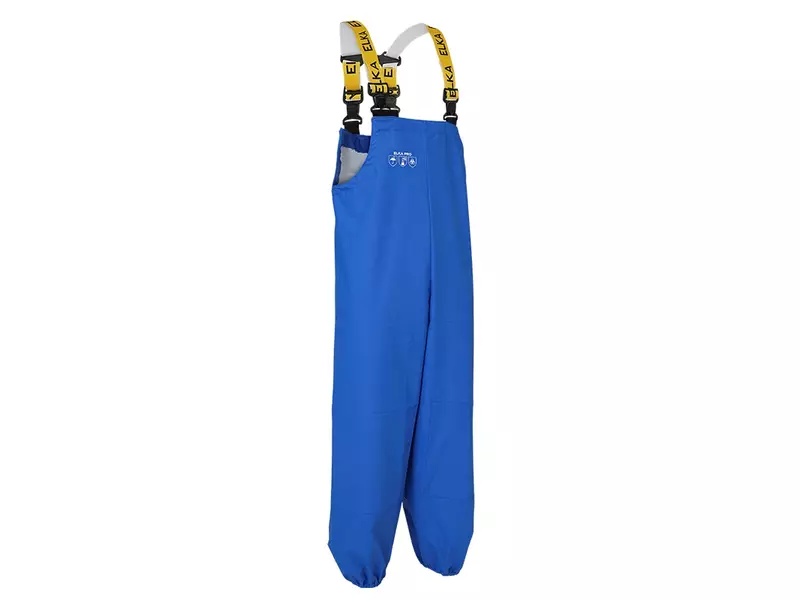 Combinaison Elka Pro Bib & Brace American, imperméable, en nylon renforcé PU, bleuet, taille XL