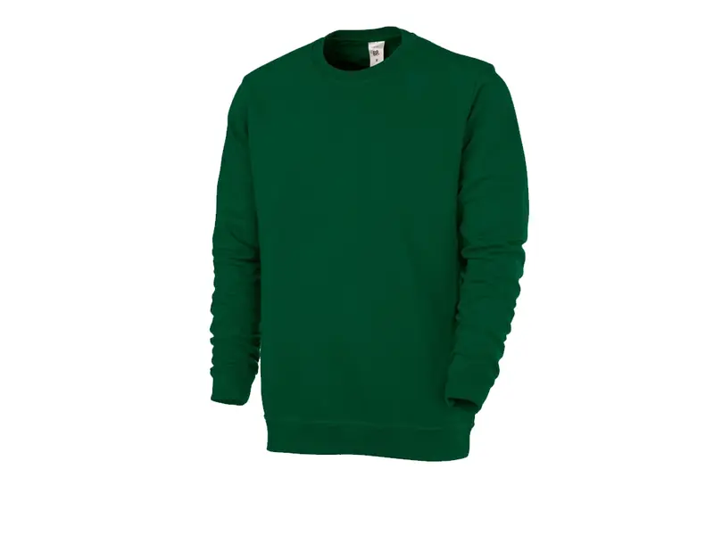 Sweatshirt unisex BP 1623 193 74 middelgroen maat 2XL