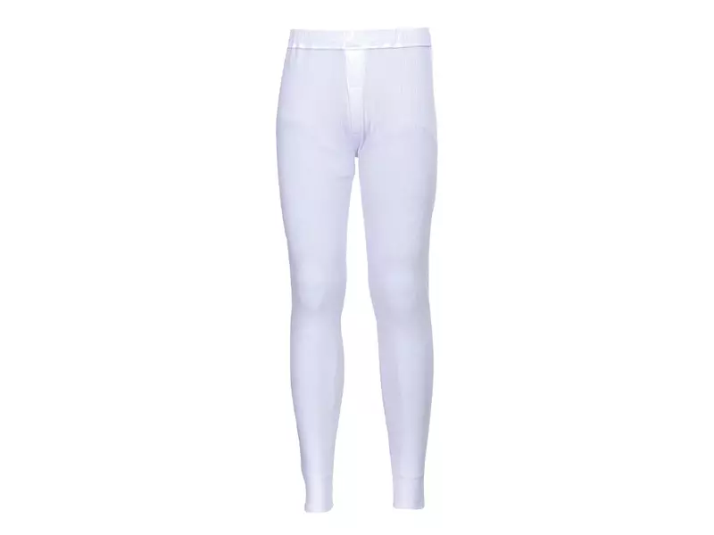 Portwest B121 Thermal Underpants Insulating Base Layer White Size S