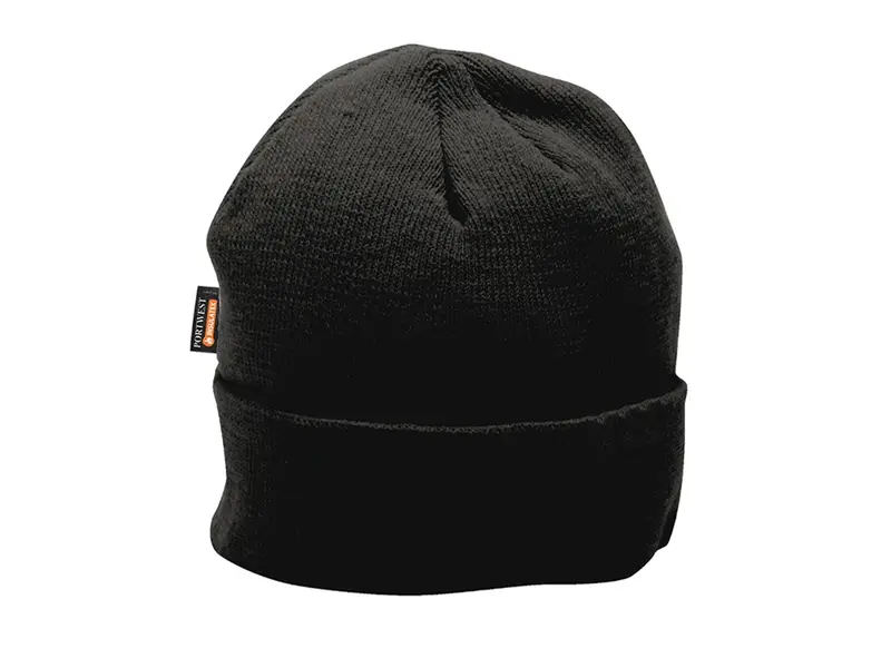 Portwest B013 black knitted hat