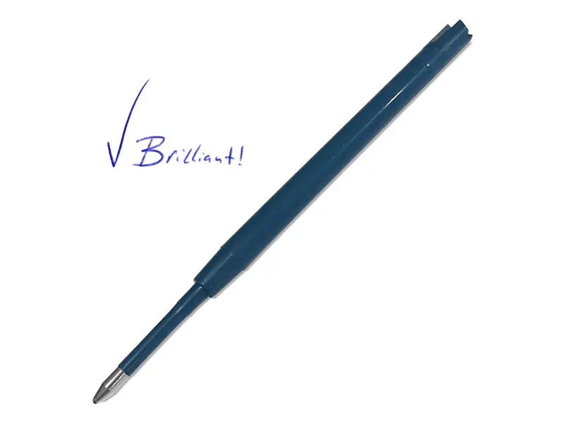 Detectamet refill Tufftip ink cartridge detectable pen ink blue