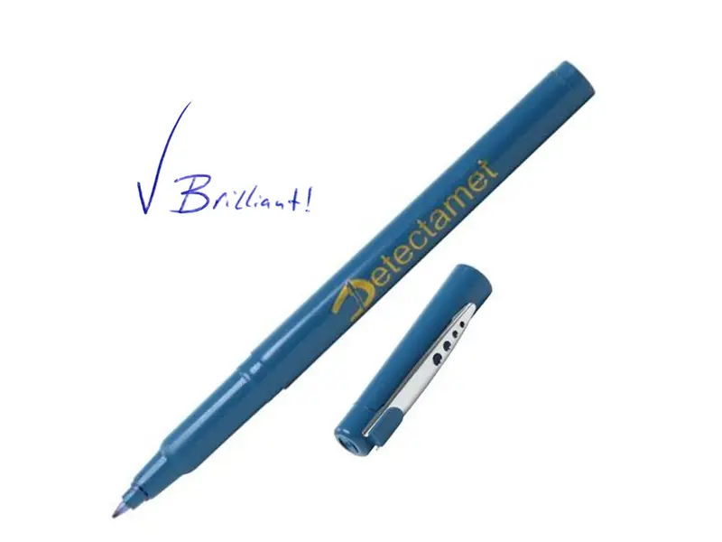 encre bleue pour marqueur permanent à pointe fine
