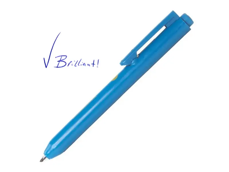 Marqueur permanent à pointe fine Detectamet, encre bleue détectable et cliquable
