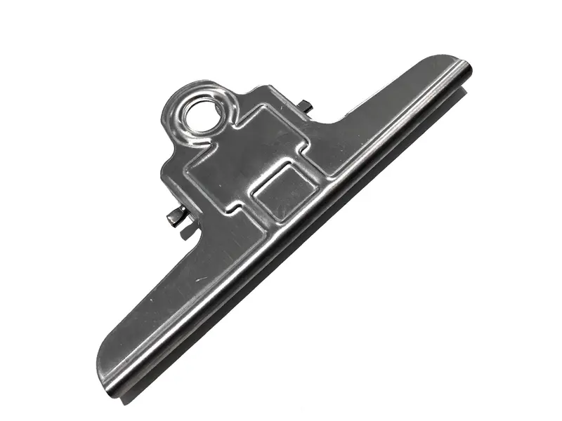 Detectamet stainless steel paper clamp Bulldog 145 mm