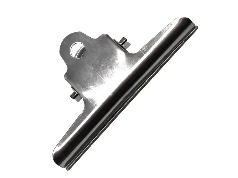 Detectamet stainless steel paper clamp Bulldog 145 mm
