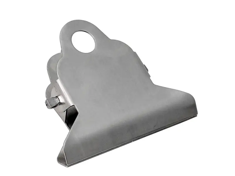 Detectamet RVS papierklem Bulldog 75 mm