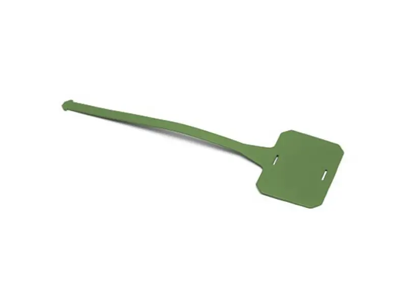 Étiquette d'identification Super X détectable 265 mm verte