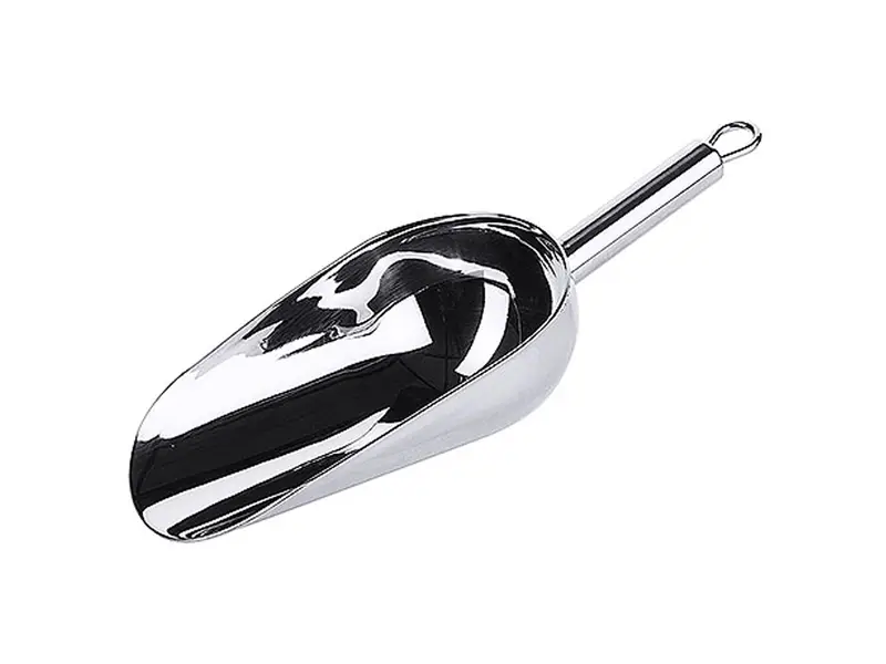 Cuillère doseuse avec anneau de suspension, en acier inoxydable 18/10, 15,5 x 8,5 cm, 250 ml