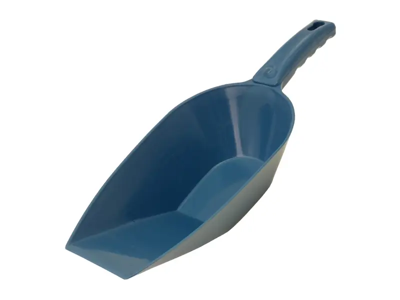 Handschep met vlakke bodem detecteerbaar 1000 ml blauw