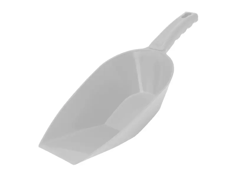 Cuillère doseuse à fond plat, 1000 ml, blanche