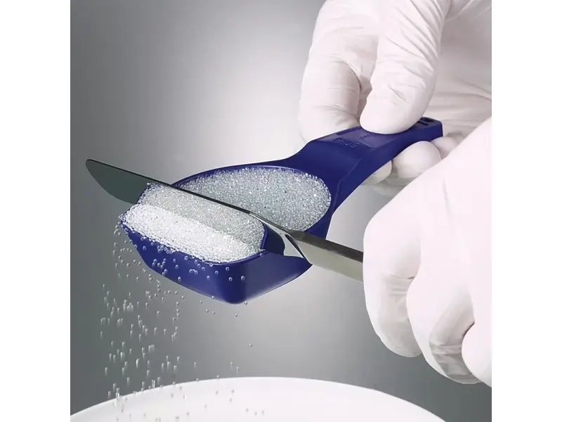 Cuillère doseuse stérile détectable PS 5 ml bleue