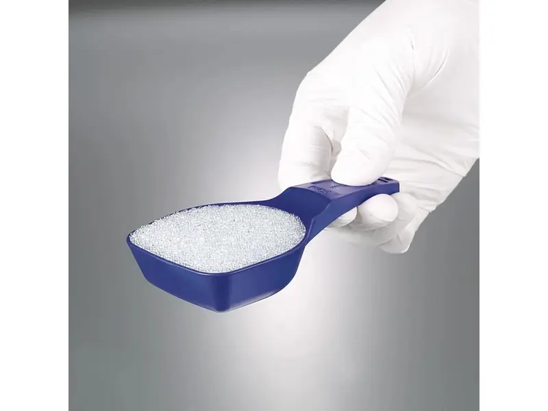Cuillère doseuse stérile détectable PS 5 ml bleue