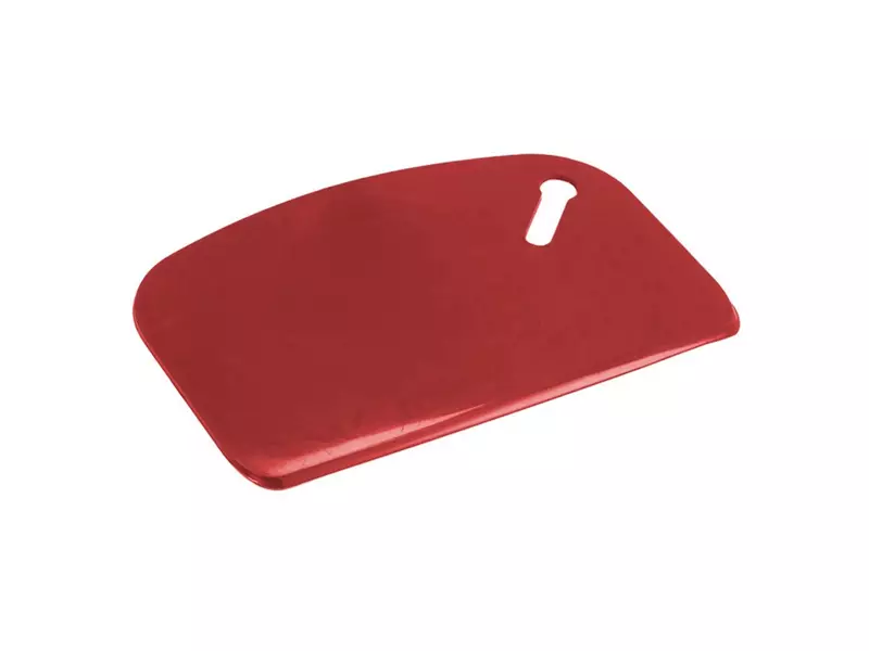 Small flexible scraper detectable 160x103 mm red