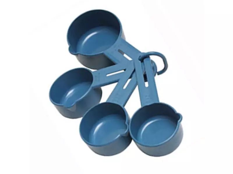 Detectable measuring cups 60-80-125-250 ml blue