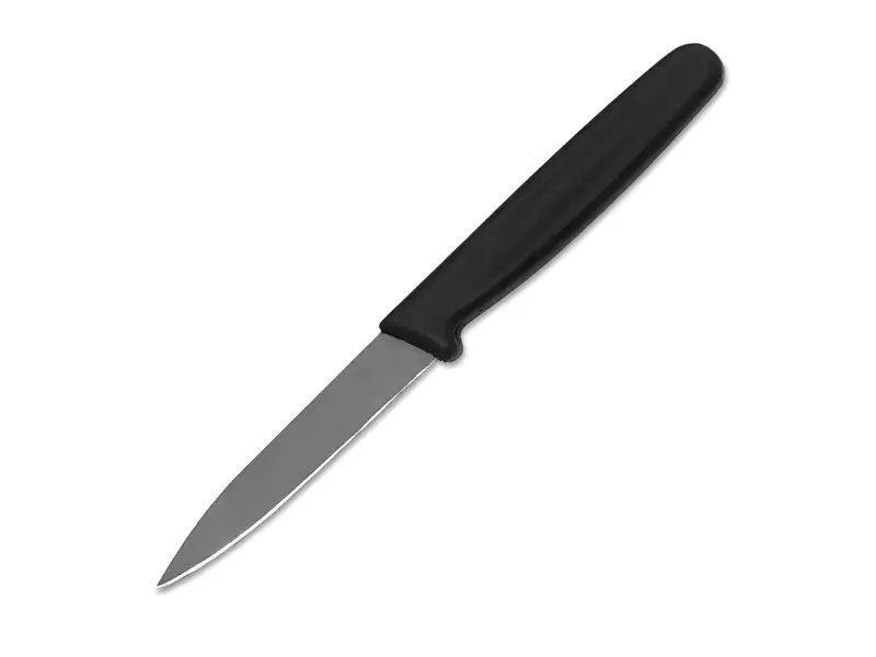 Couteau à peler détectable 7 cm noir
