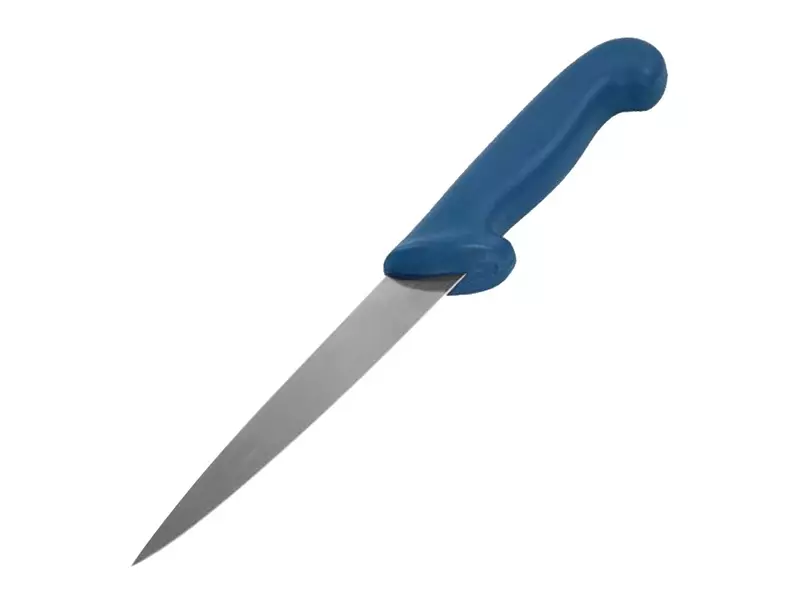 Fileermes flex. detecteerbaar breed lemmet 16 cm blauw