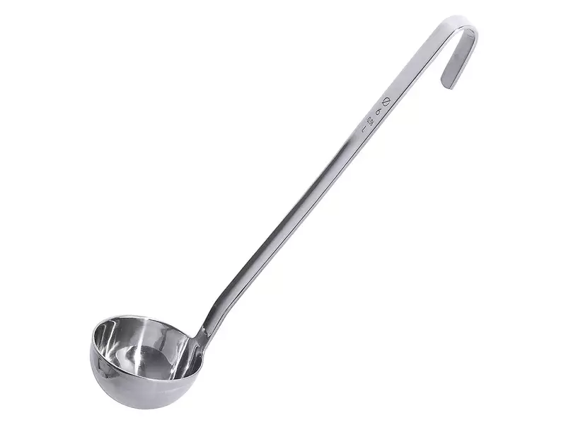 Pollepel RVS 18/10 ø6x30 cm 60 ml
