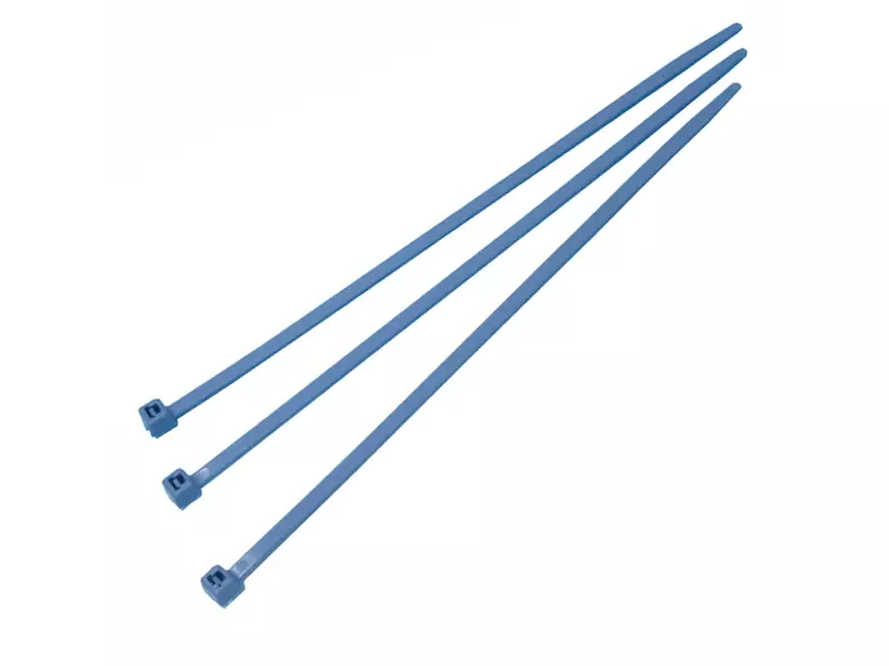 Detectable cable tie PA66MP+ 203x4.7 mm blue