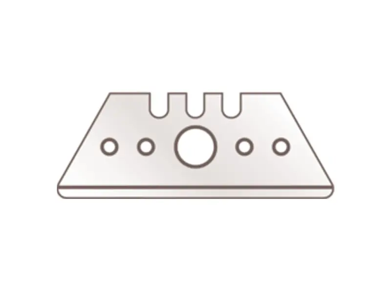 Martor trapezium mesje afgerond staal nr.65232