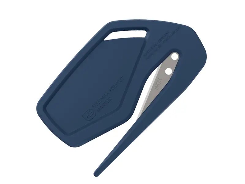 Couteau de sécurité détectable Martor Secumax Polycut MDP, lot de 10