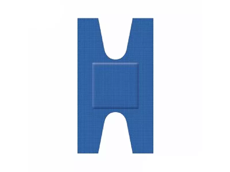 Detectaplast 8246 Elastic knuckle patches detectable blue 68x38 mm