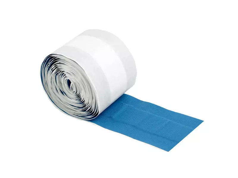 Bandes élastiques détectables Detectaplast 8255, bleues, 6 cm, rouleau de 5 mètres