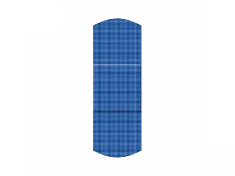 Patchs élastiques détectables aux rayons X Detectaplast, bleus, 25 x 72 mm