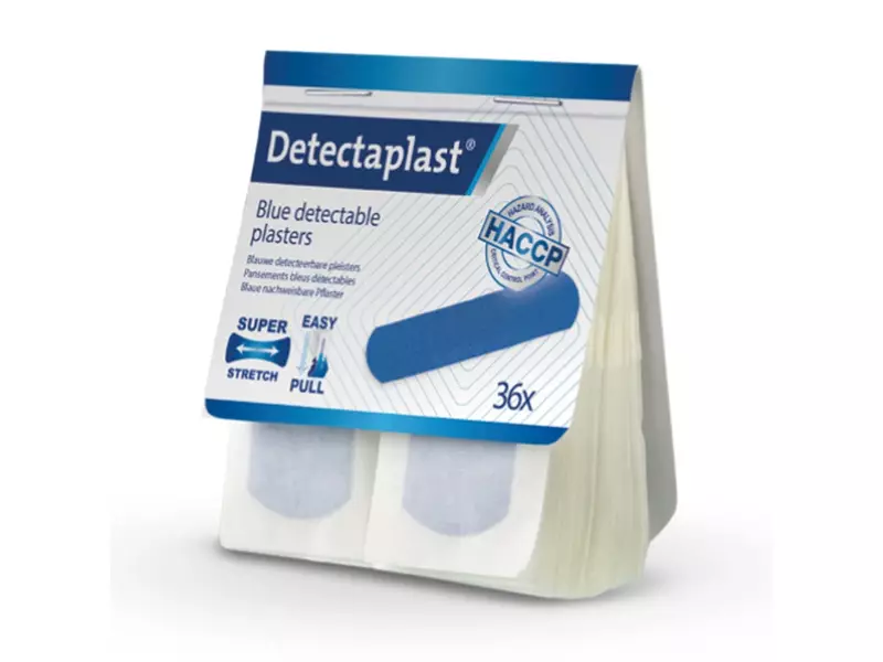 Pansements élastiques Detectaplast Tear&Wear détectables 25 x 72 mm
