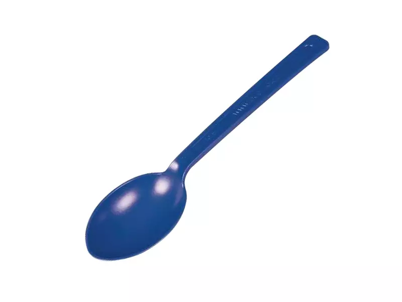 Cuillère échantillon stérile détectable PS 127 mm 2,5 ml bleue
