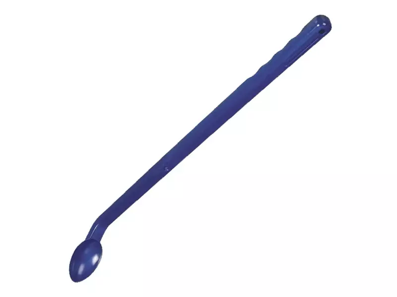 Cuillère échantillon Bürkle stérile détectable PS 375 mm bleue 20 ml