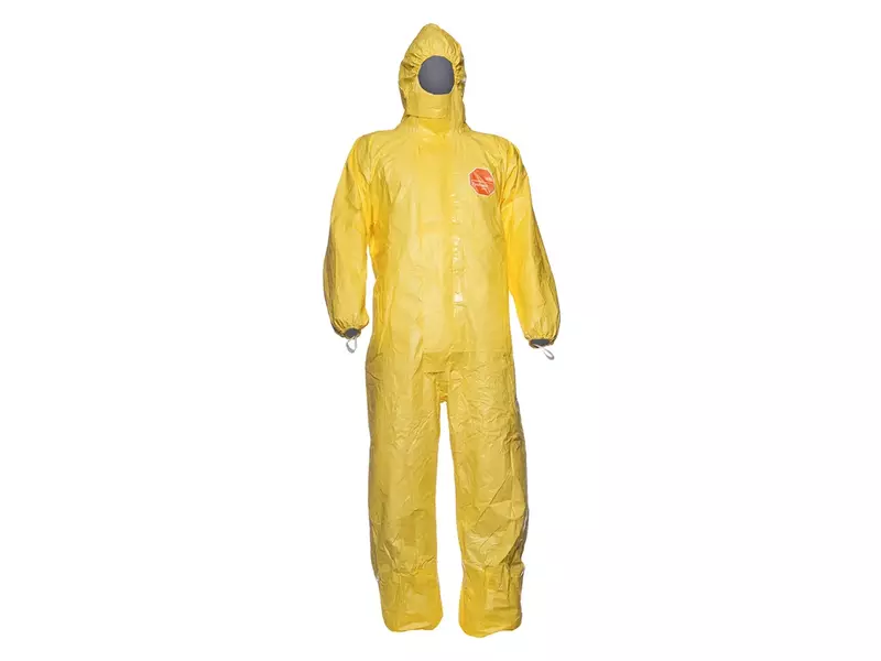 Combinaison jetable à capuche Dupont Tychem 2000 C CHA5 jaune taille S