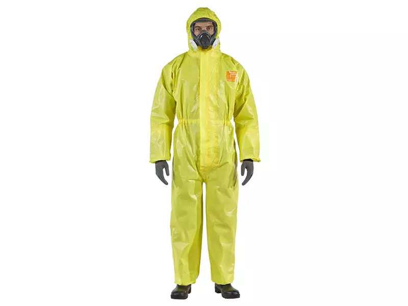 Microchem 3000 disposable coverall model 111 yellow size M
