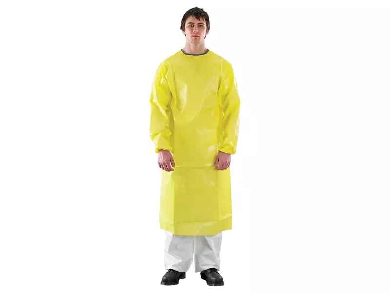 Tablier à manches AlphaTec 3000 modèle 214, jaune, taille 2XL